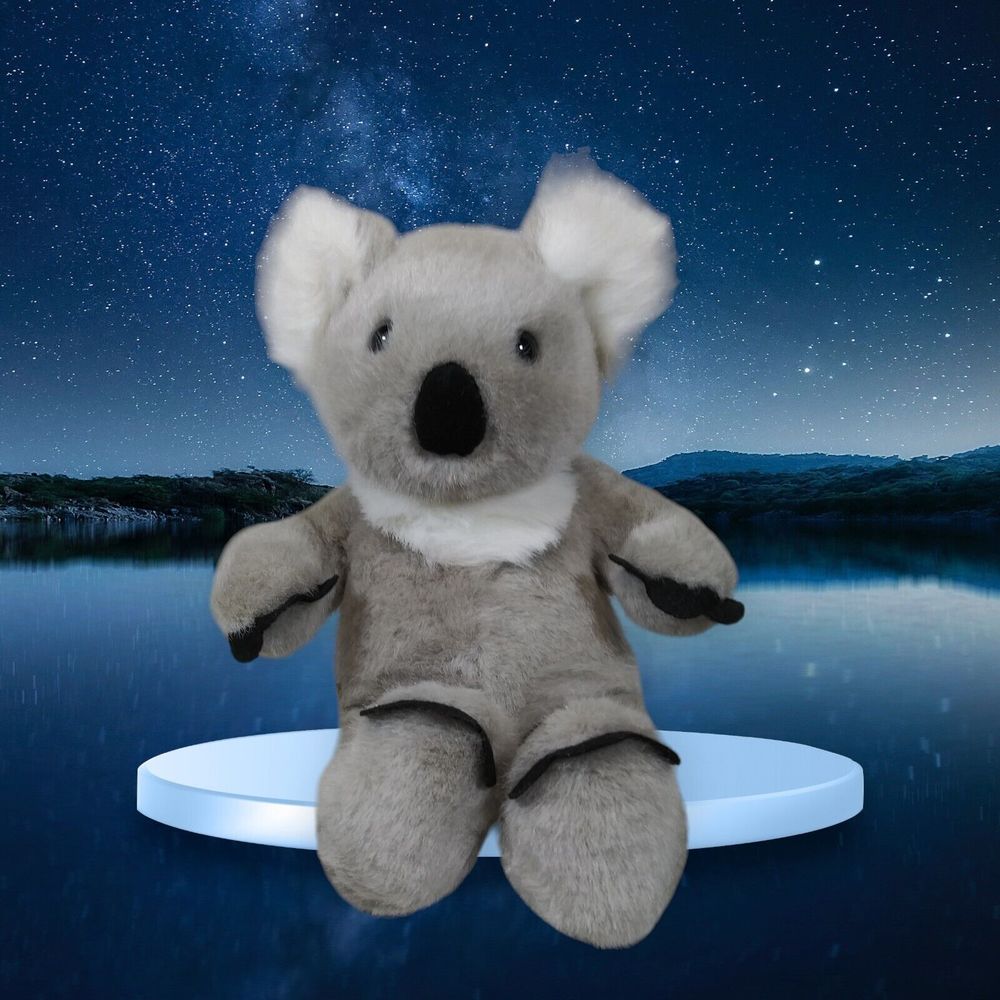 Build A Bear Koala Plush Gray White Grey Stuffed Animal BABW Stuffy Toy Retired